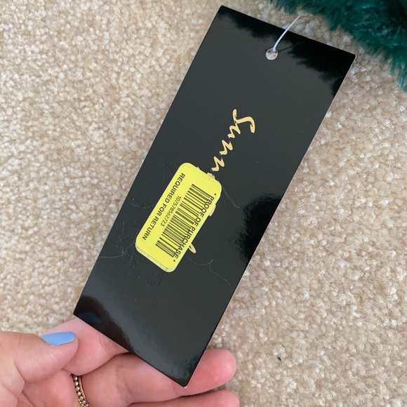 NWT Faux Green mini jacket - Picture 9 of 9